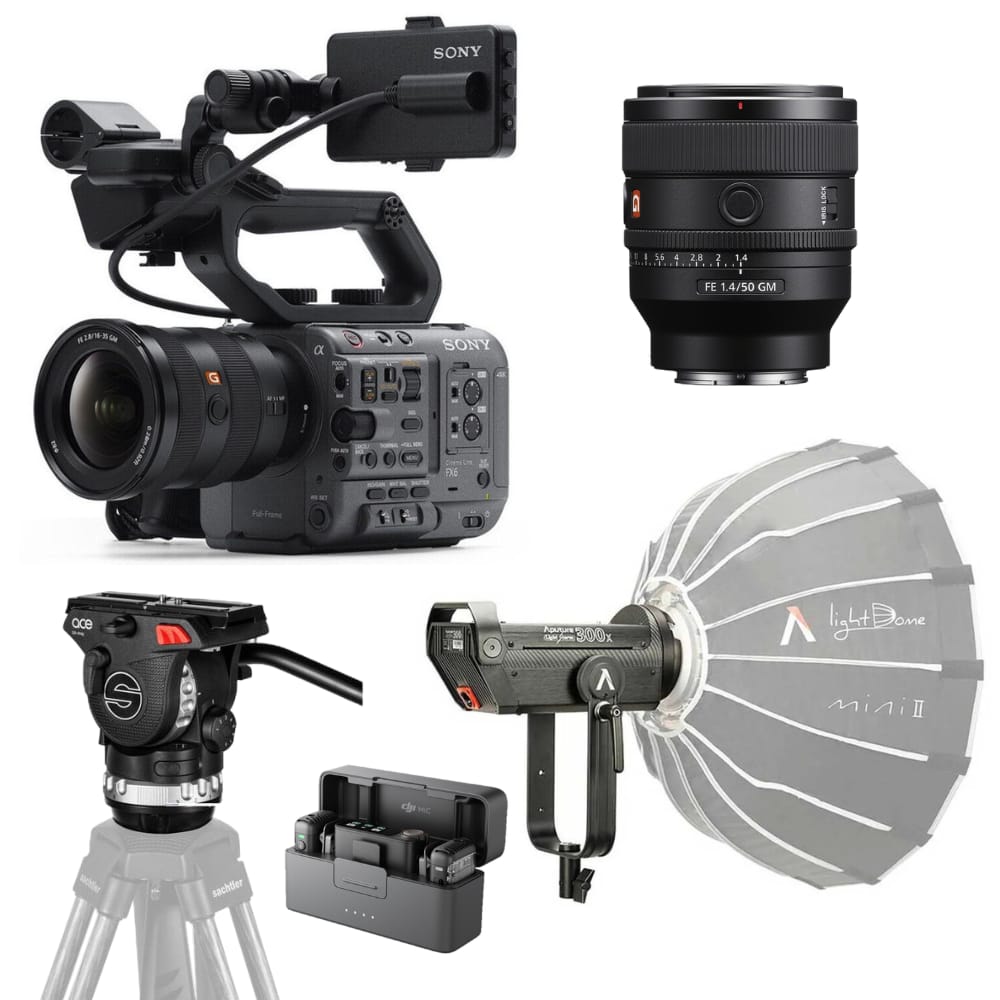 Location Pack Interview/Corporate : FX6, Sony 50mm f1:1.4 GM, aputure 300x, dôme/softbox, dji mic 2 en Guadeloupe — Pure Vision